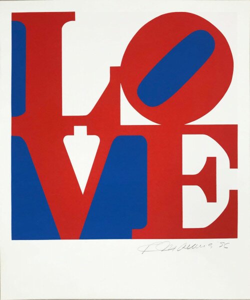 Robert Indiana, The Book of Love 5, 1996