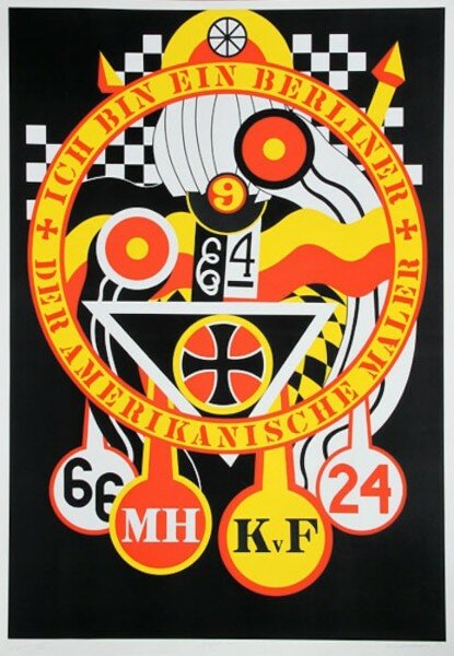 Robert Indiana, KvF III, from the Portfolio “Hartley Elegy”, 1990