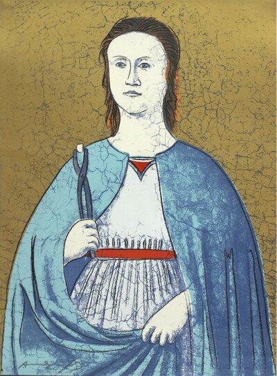 Saint Apollonia (FS II.332) von Andy Warhol