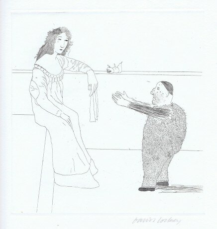 Pleading for the Child (Rumpelstilzchen) von David Hockney