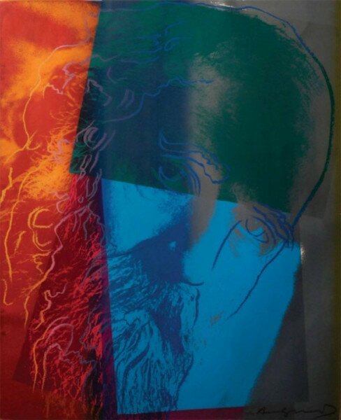 Andy Warhol, Martin Buber (FS II.228), from the Portfolio “Ten Portraits of Jews of the Twentieth Century”, 1980